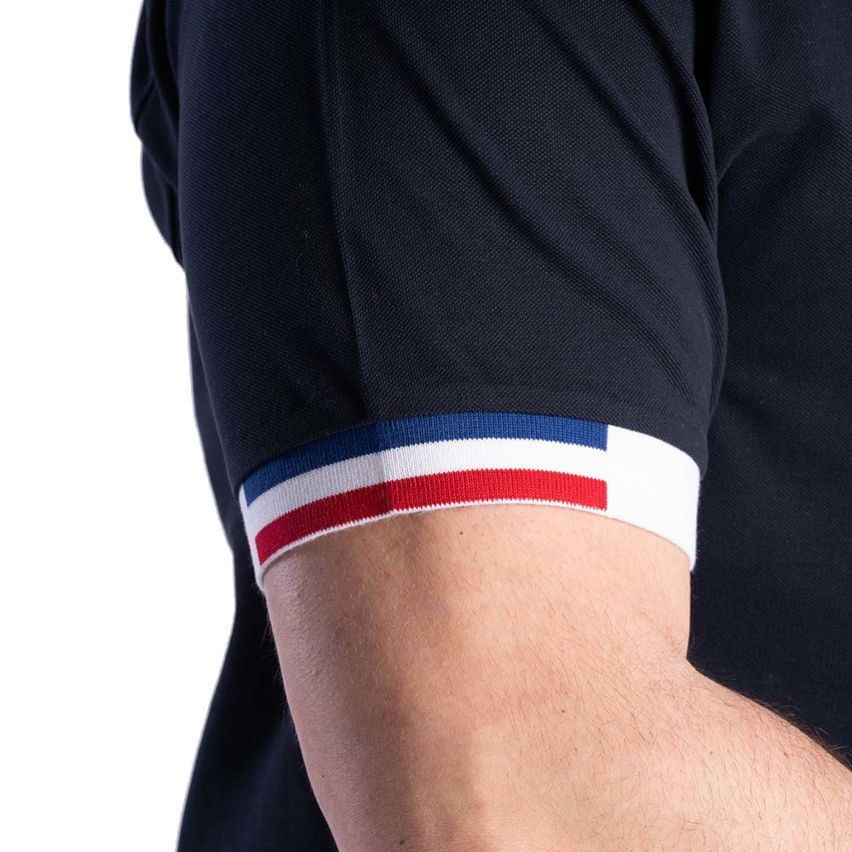 French Rugby Club Short Sleeve Polo Navy Blue - Ruckfield