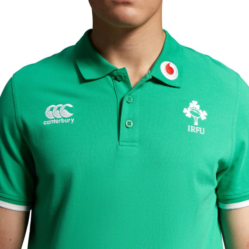 Ireland Rugby Polo Short Sleeve Green - Canterbury