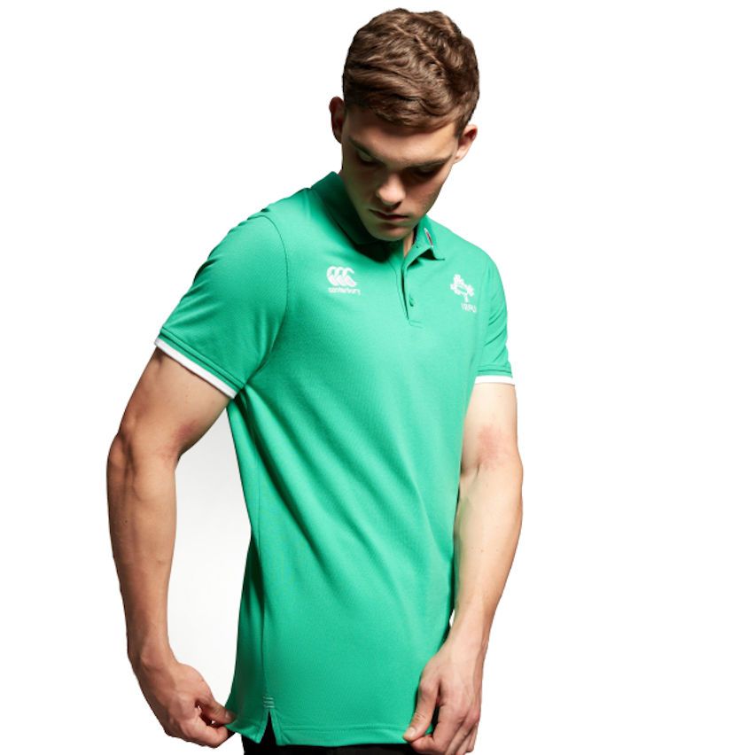 Ireland Rugby Polo Short Sleeve Green - Canterbury