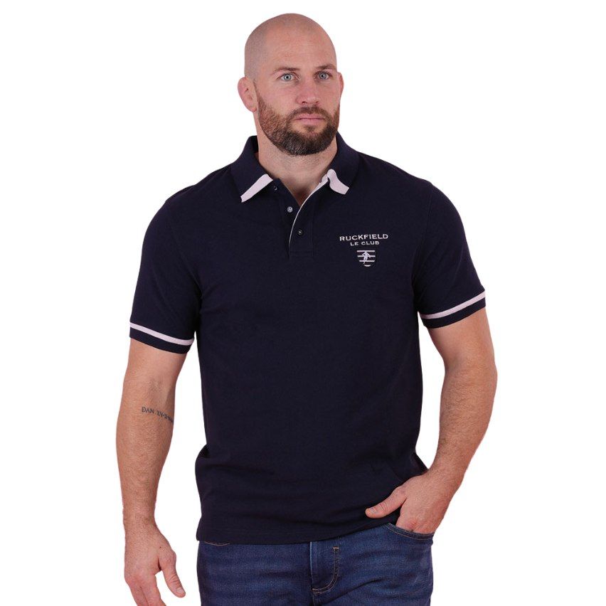 Rugby Polo Le Club Chabal Navy Blue - Ruckfield