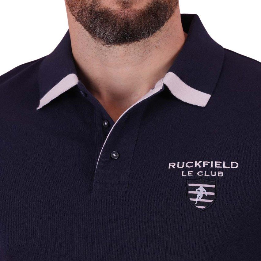 Rugby Polo Le Club Chabal Navy Blue - Ruckfield