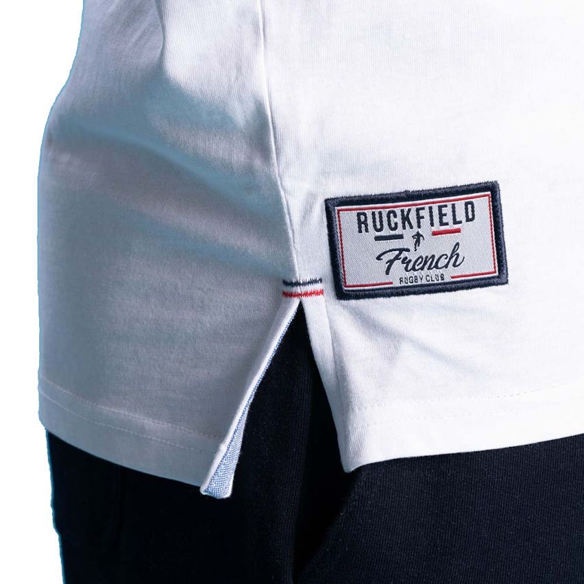 Polo Rugby SC French Rugby Club White - Ruckfield