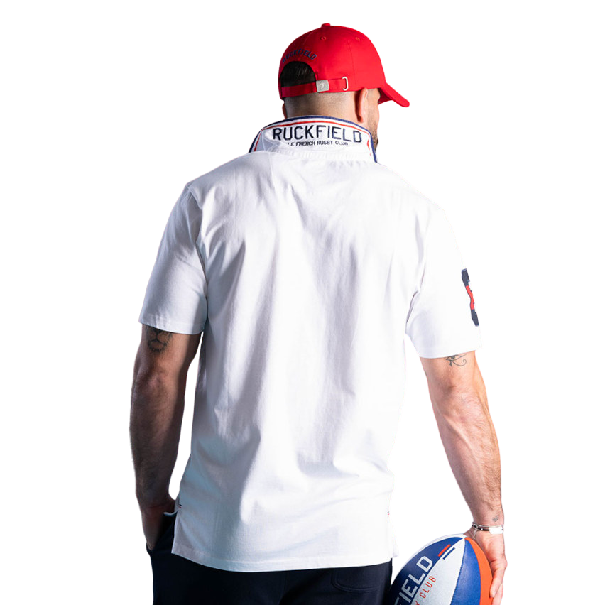 Polo Rugby SC French Rugby Club White - Ruckfield