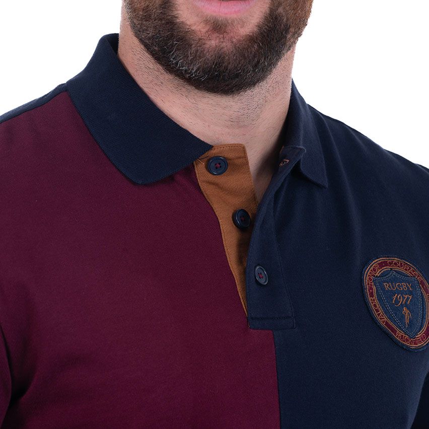 Short Sleeve Navy Heritage Polo - Ruckfield