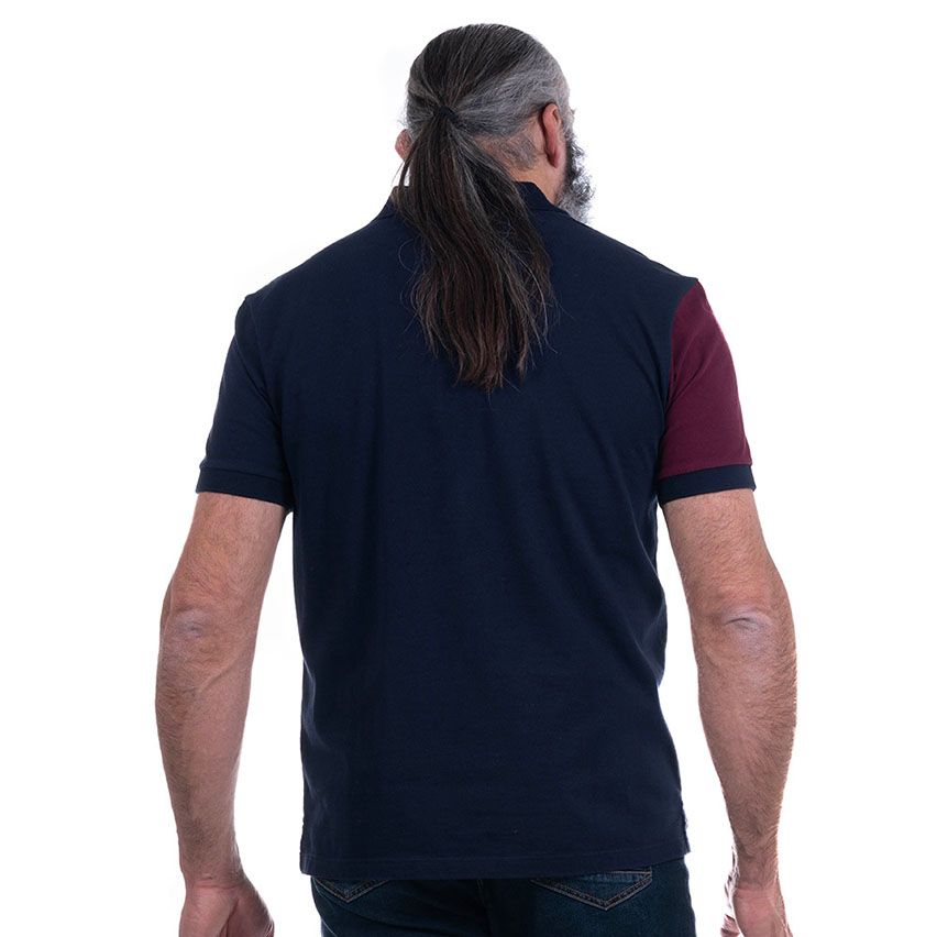 Short Sleeve Navy Heritage Polo - Ruckfield