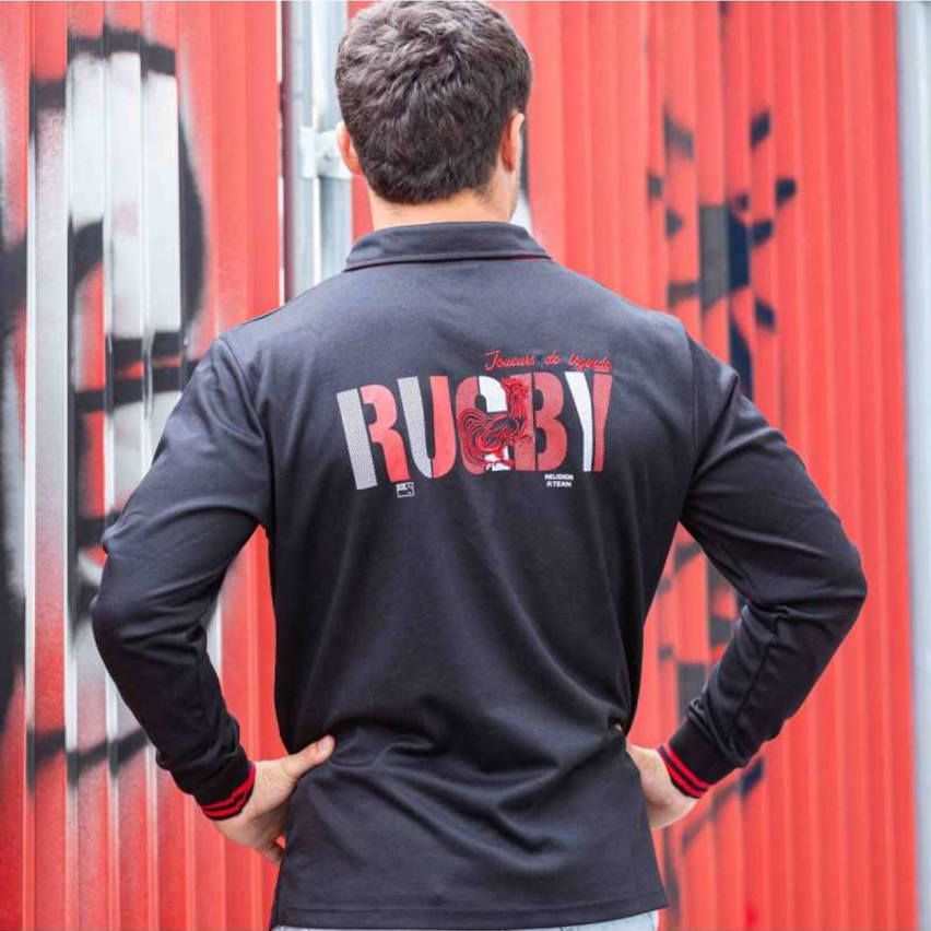Long Sleeve Rugby Polo Stadium - Rugby Religion