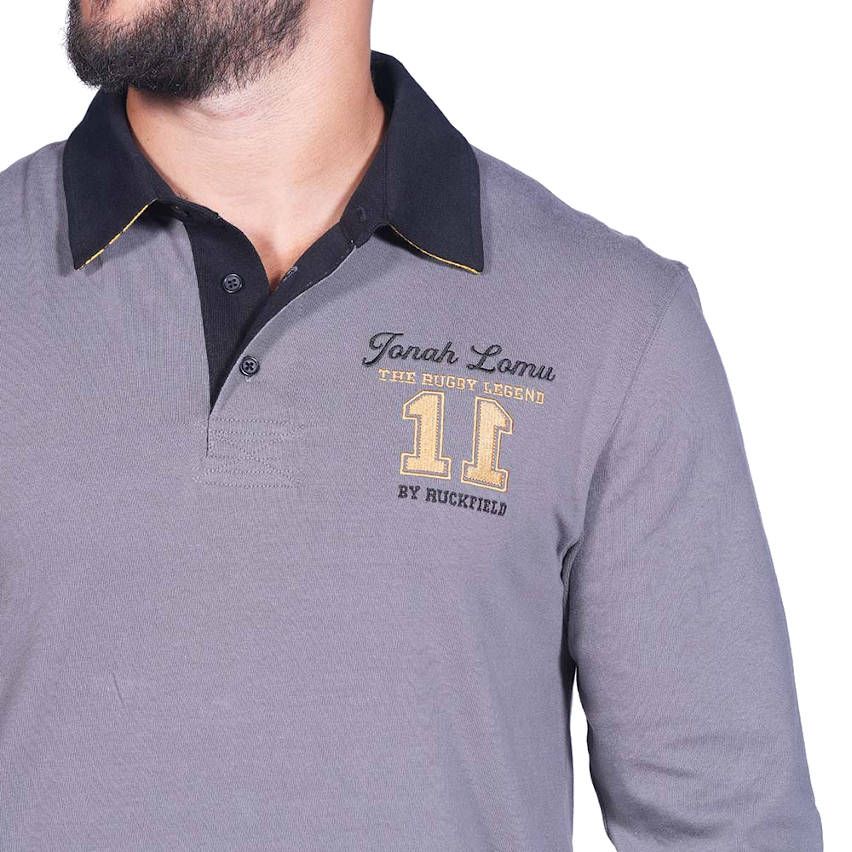Jonah Lomu Long Sleeve Rugby Polo – Ruckfield