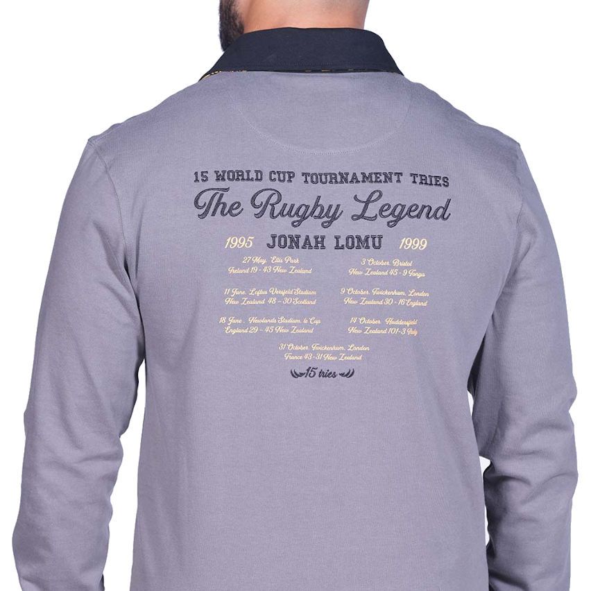 Jonah Lomu Long Sleeve Rugby Polo – Ruckfield