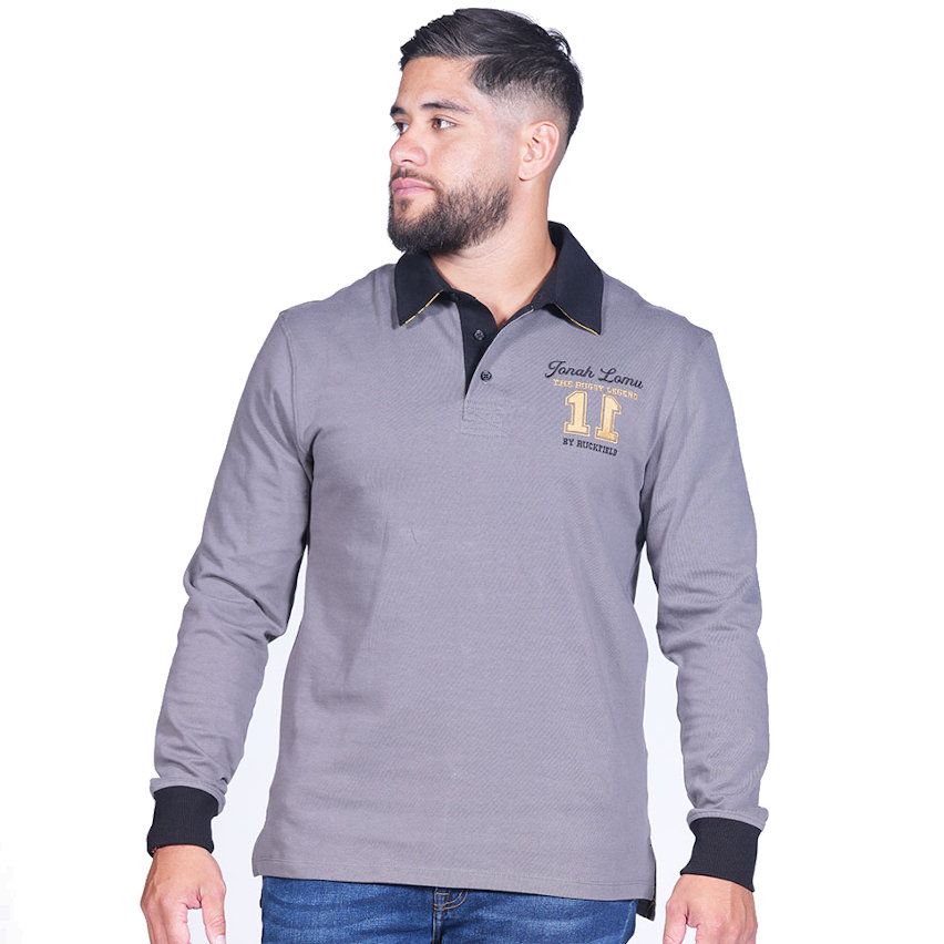 Jonah Lomu Long Sleeve Rugby Polo – Ruckfield