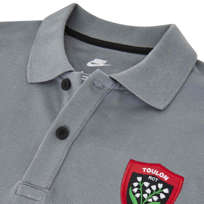Polo Rugby RC Toulon 2024/2025 Grey - Nike