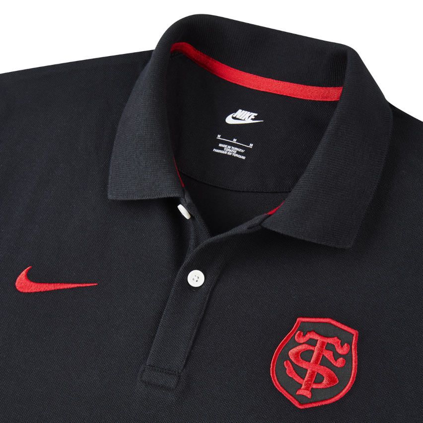 Stade Toulousain Rugby Piqué Polo 2024/2025 Black - Nike