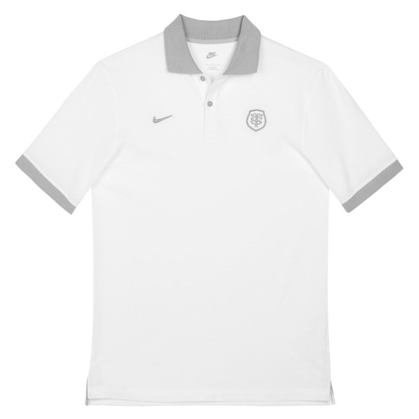 White Rugby Premium Piqué Polo Stade Toulousain - Nike