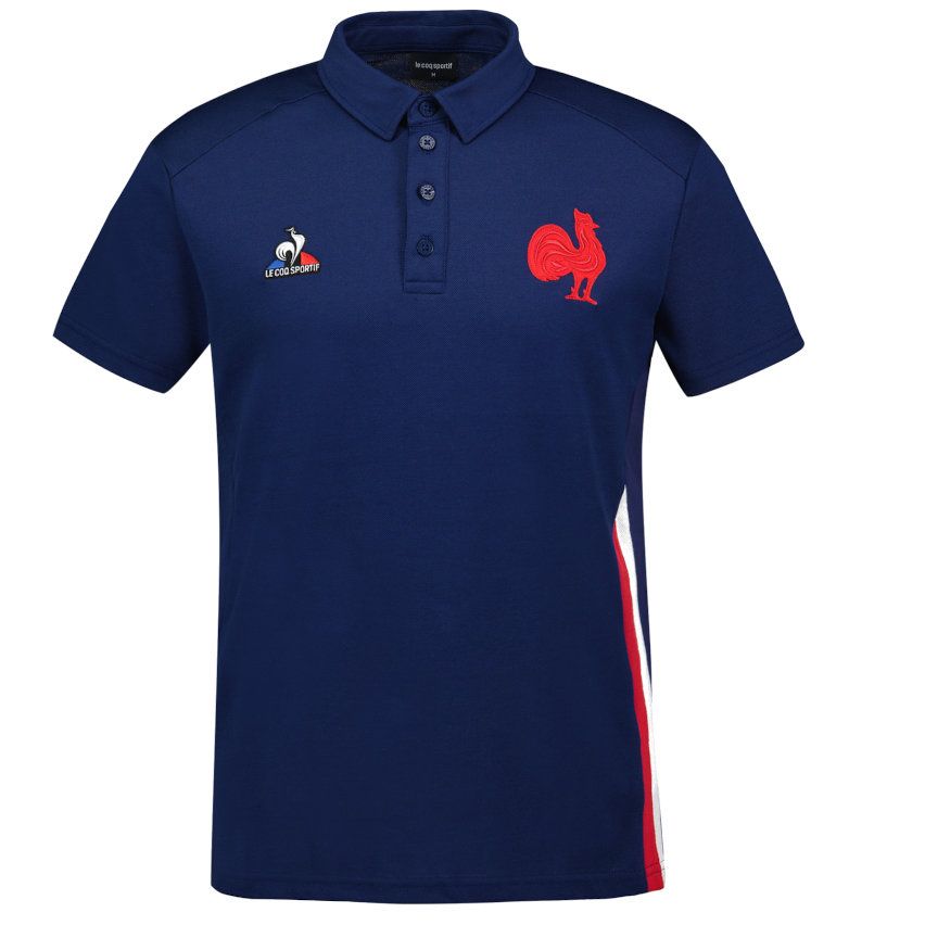 France Blue Rugby Polo Presentation - Le Coq Sportif