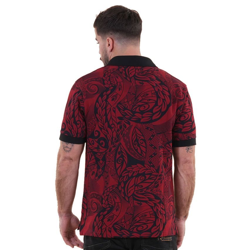 Polo Rugby Short Sleeve Maori Print - Ruckfield