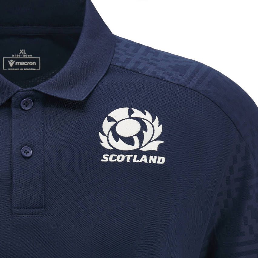 Scotland Rugby Travel Polo 2024/2025 - Macron