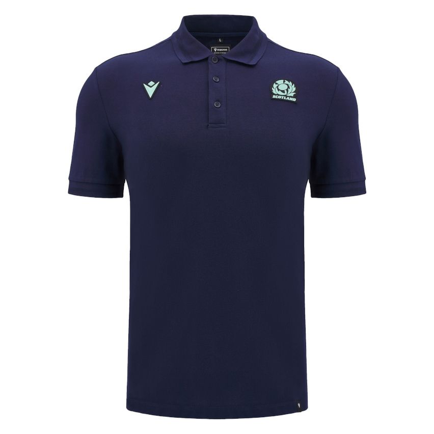 Scotland Navy Travel Polo 2024/2025 - Macron