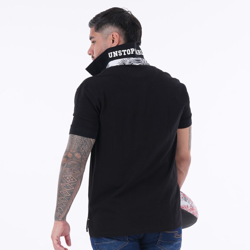 Jonah LOMU Short Sleeve Black Polo - Ruckfield