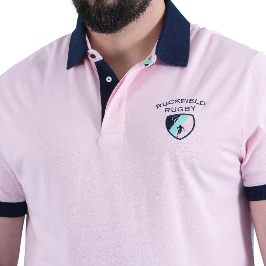Polo Rugby Club Short Sleeves Pink - Ruckfield