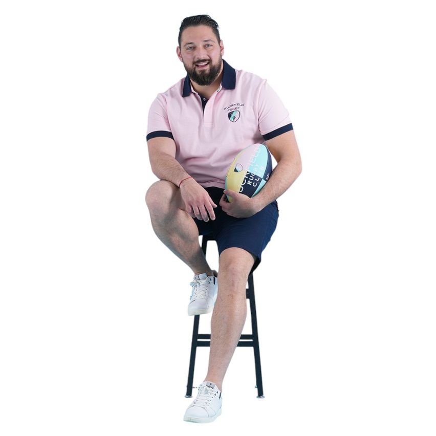 Polo Rugby Club Short Sleeves Pink - Ruckfield