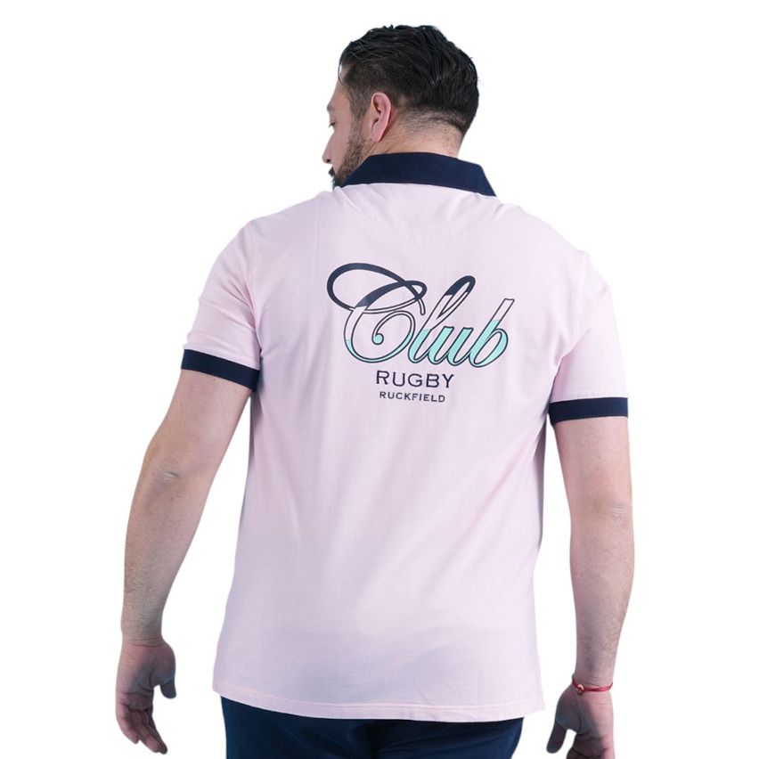 Polo Rugby Club Short Sleeves Pink - Ruckfield