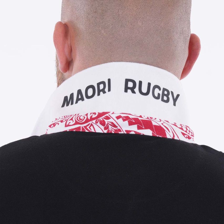 Polo Rugby Short Sleeve IWI Maori Black - Ruckfield