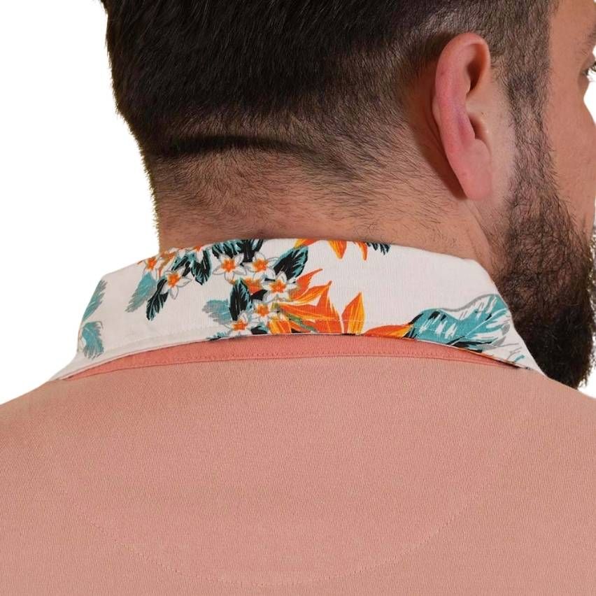 Short Sleeve Rugby Polo Palm Beach Apricot - Ruckfield