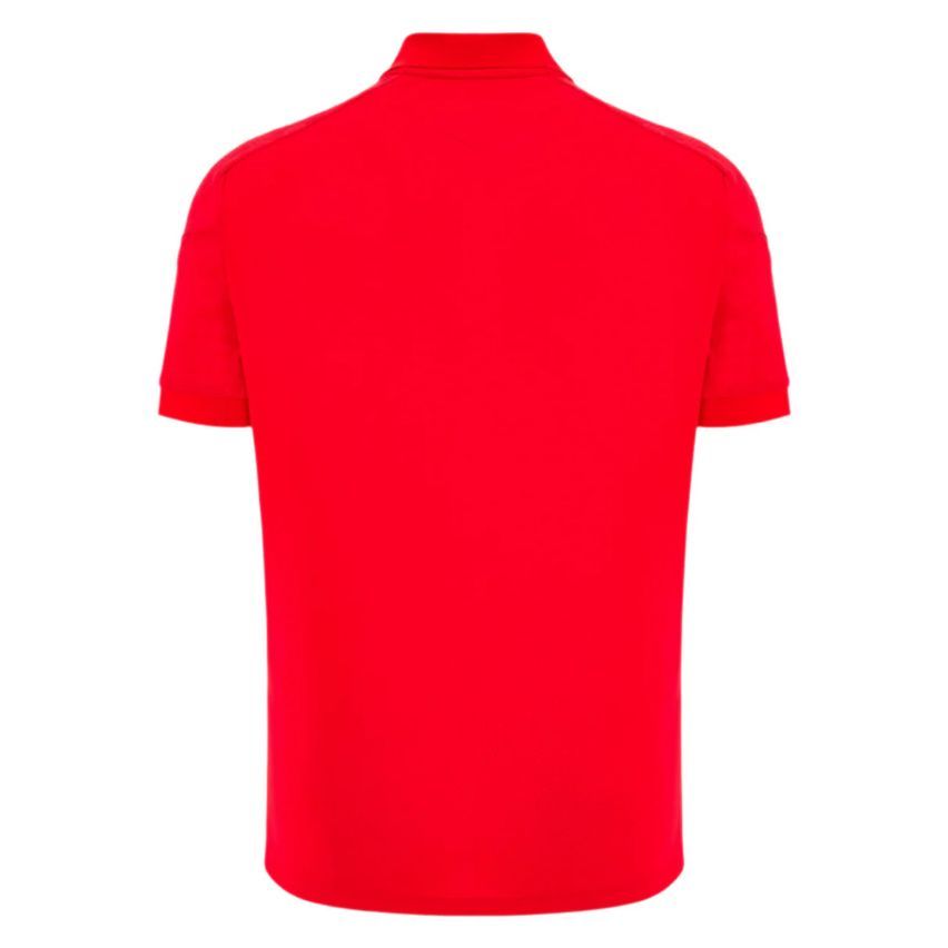 Wales Rugby Travel Polo Red 2025/2026 - Macron