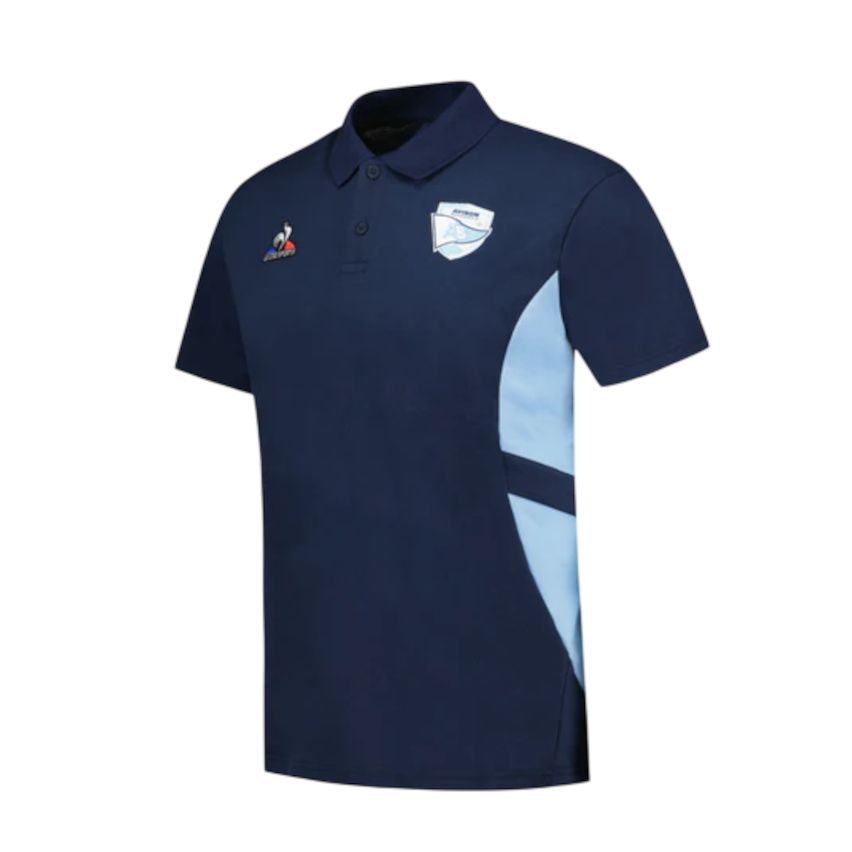 Polo Rugby Presentation Aviron Bayonnais Blue - Le Coq Sportif