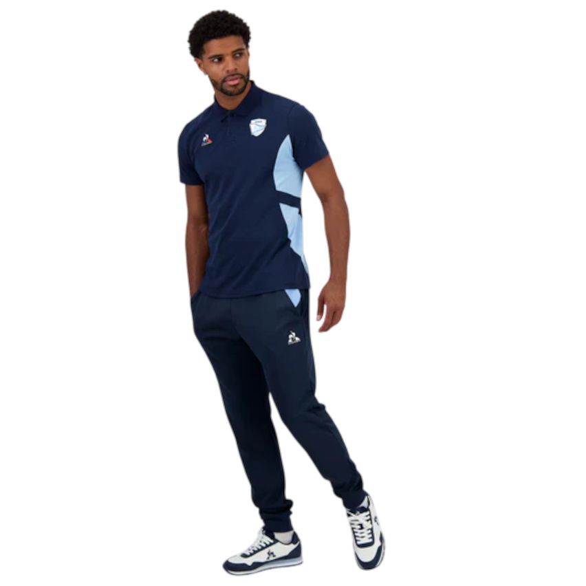 Polo Rugby Presentation Aviron Bayonnais Blue - Le Coq Sportif