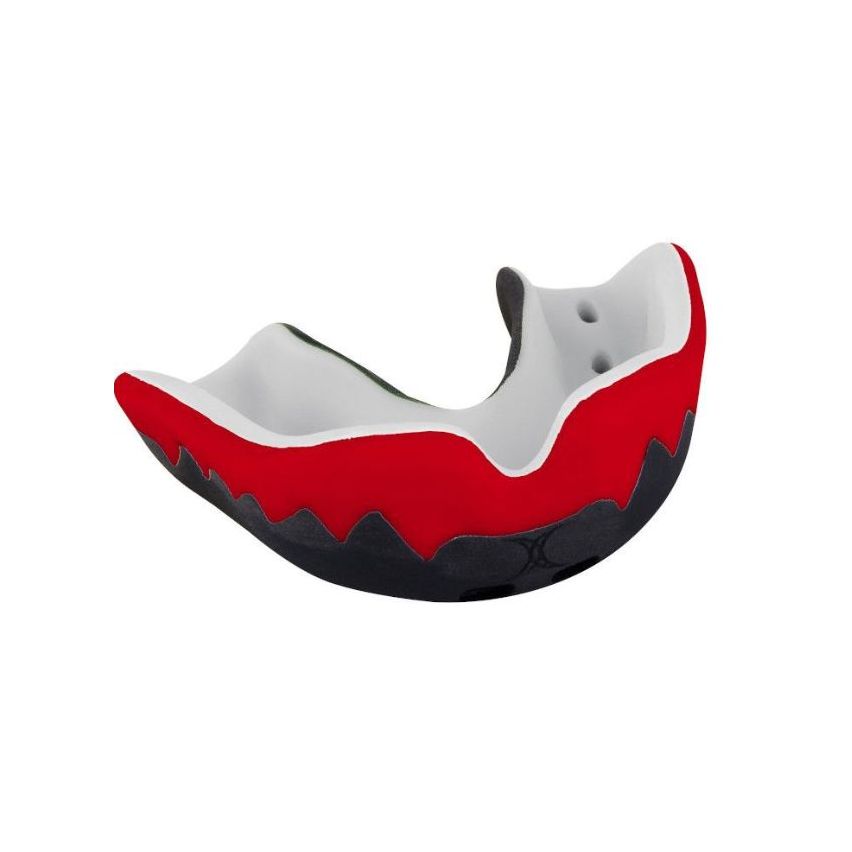 Rugby Mouthguard X Gel Plus White/Green from 12 Years to Adult - Gilbert