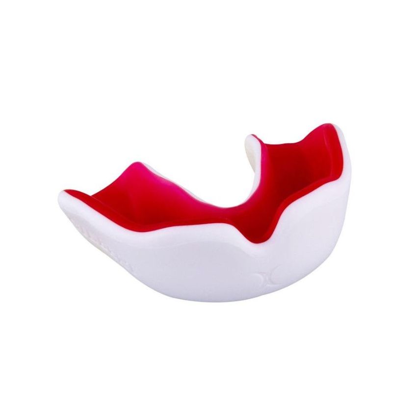 Rugby Mouthguard X Gel Plus White/Red from 12 Years to Adult Gilbert