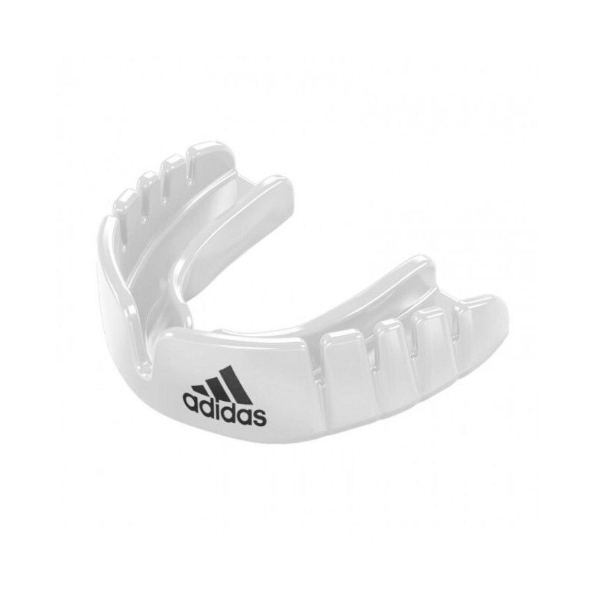 Children's White Opro Snap-fit Mouthguard - Adidas