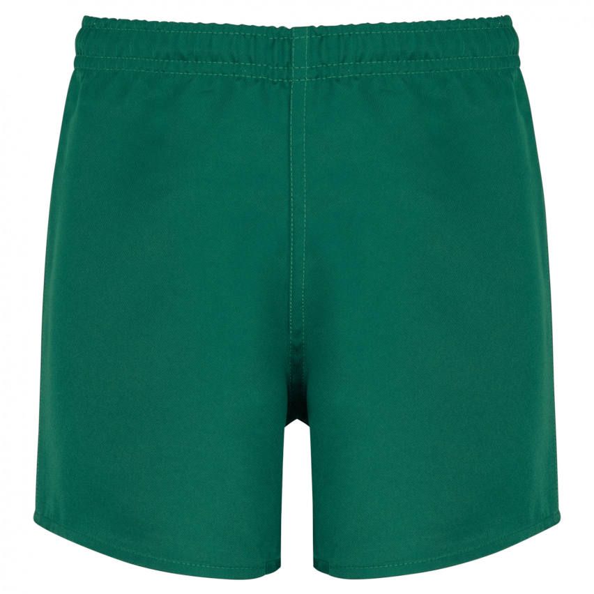 Kids Rugby Shorts Dark Green - ProAct
