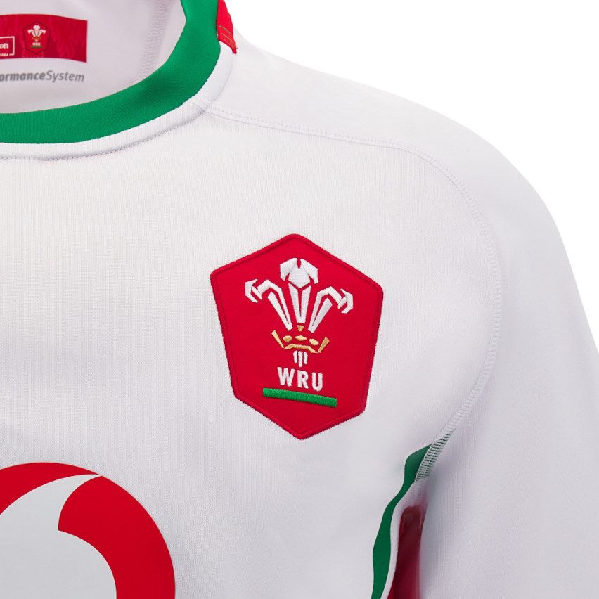 Wales Kids Away Rugby Shirt 2024/2025 - Macron