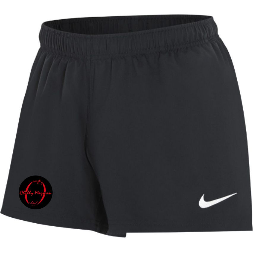 BADGE Short Rugby Entrainement Chilly-Mazarin Noir - Nike