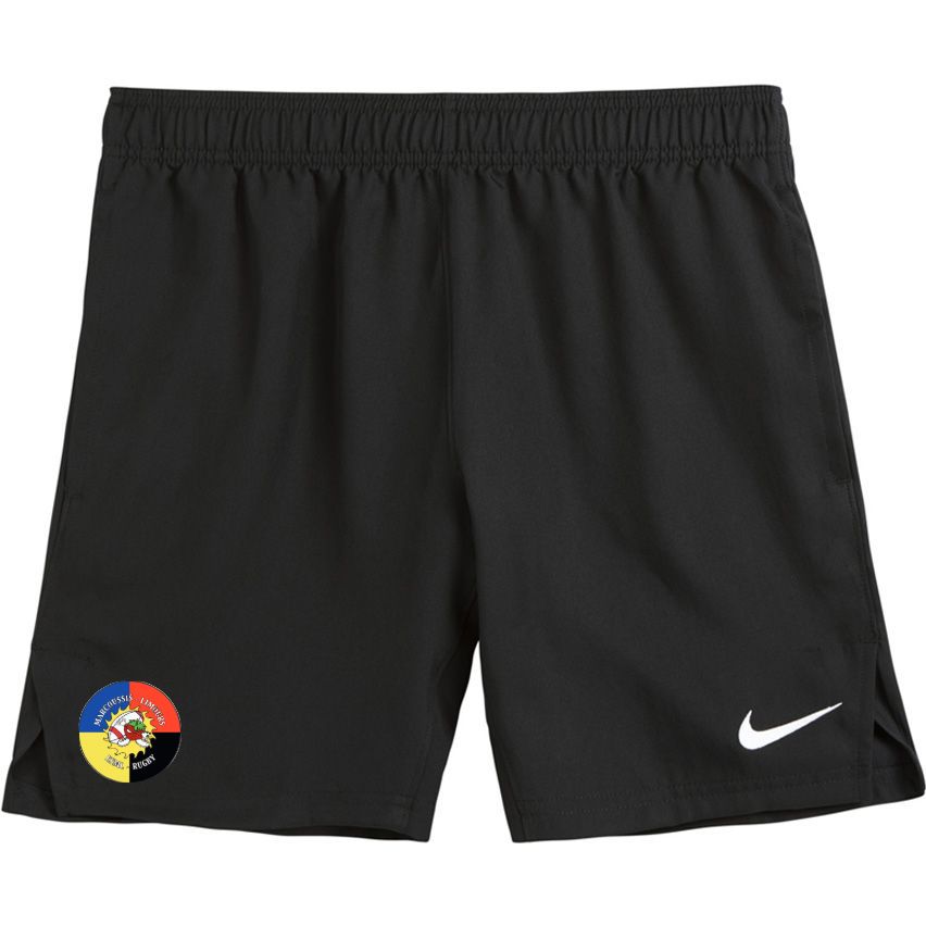 BADGE Rugby Woven Black Shorts - Nike - MARCOUSSIS