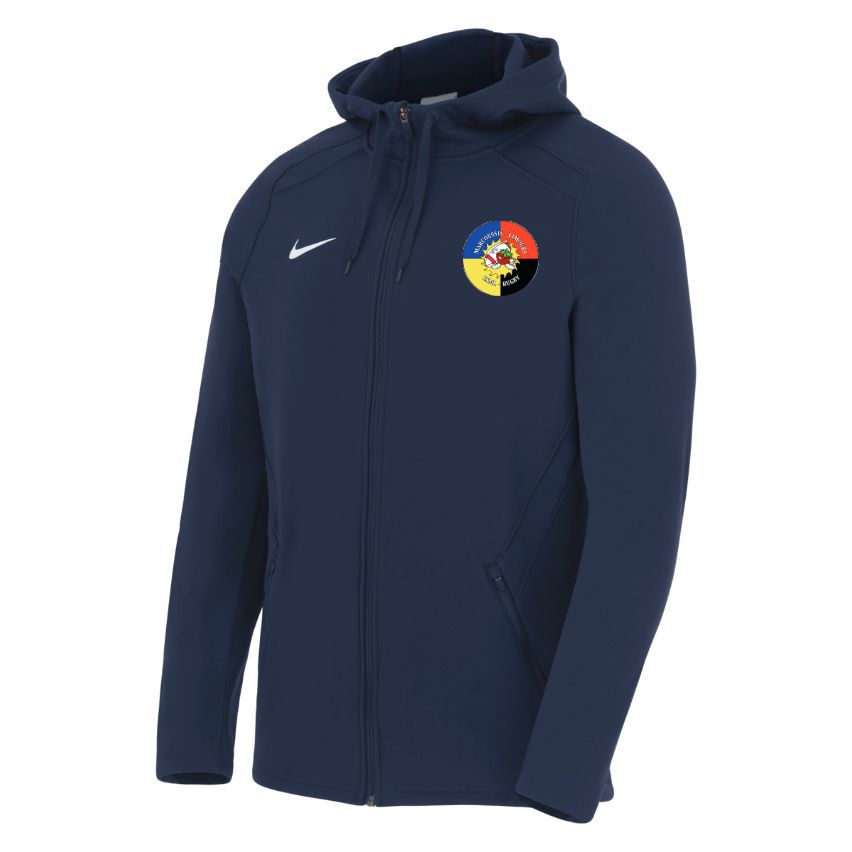 Badge Sweat À Capuche Rugby Bleu - Nike - MARCOUSSIS
