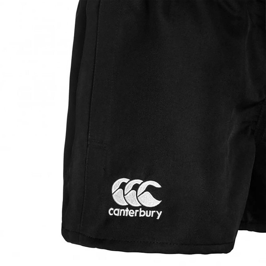 Black children's rugby shorts - Canterbury