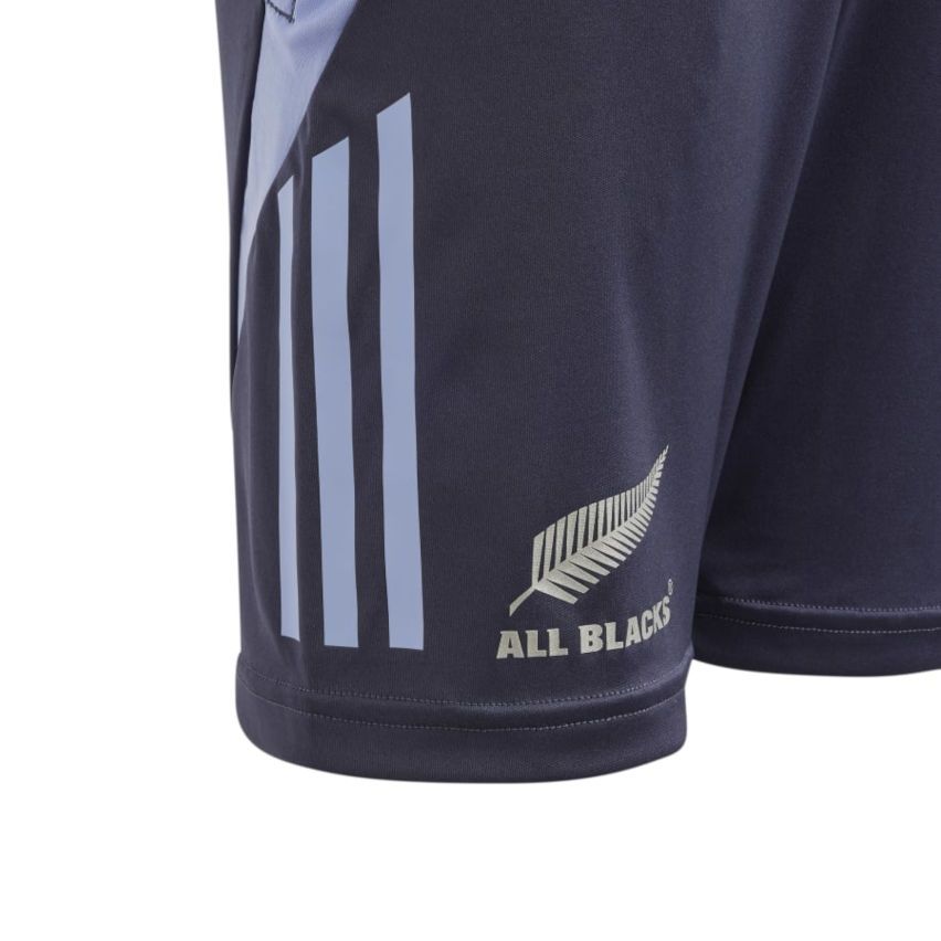 Kids' Rugby Shorts All Blacks 2024-2025 Blue - Adidas