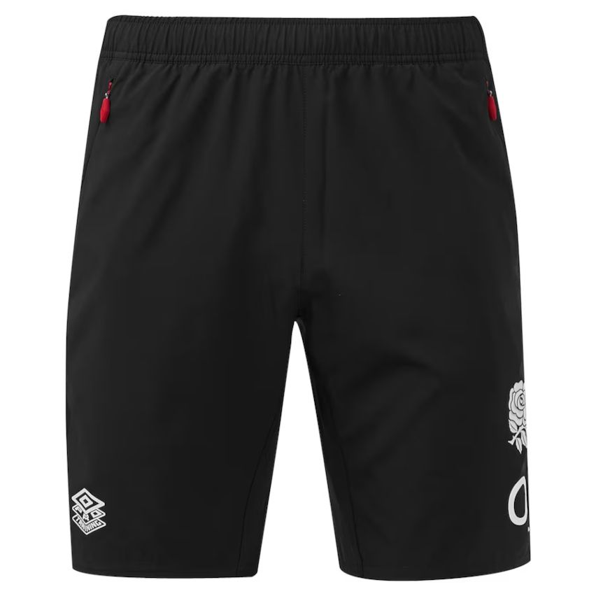 England Rugby Training Shorts Black 2024/2025 - Umbro