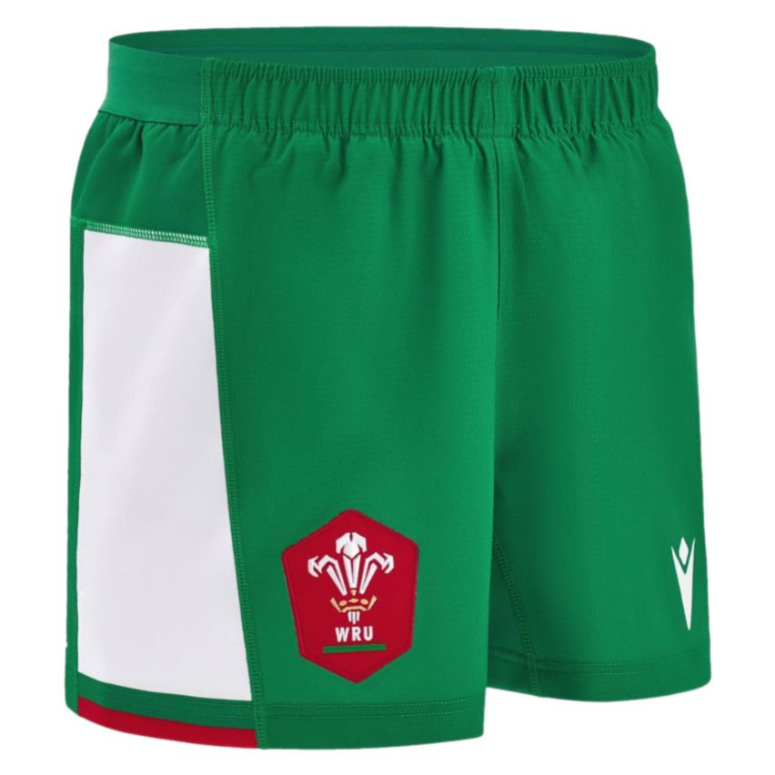 Wales Rugby Shorts Green 2024-2025 - Macron