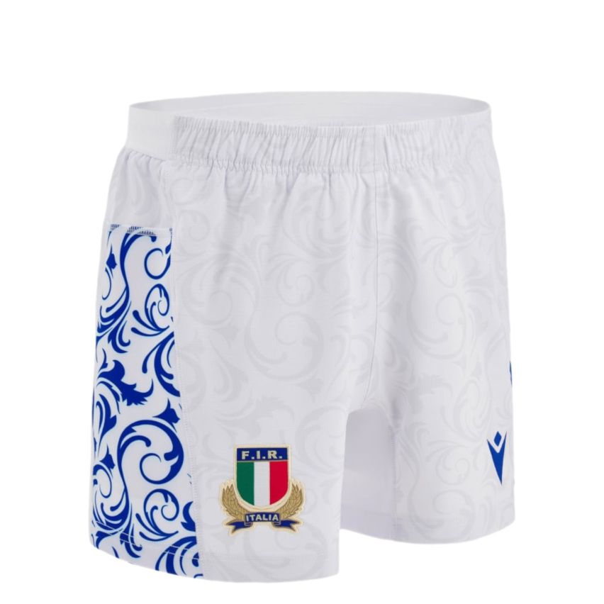 Italy Rugby Kids Away Shorts 2024/2025 - Macron