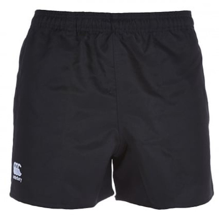 Black children's rugby shorts - Canterbury