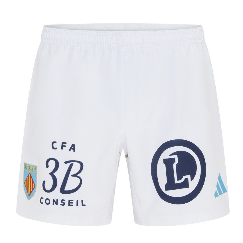USAP Performance Rugby Short White 2025/2026 - Adidas