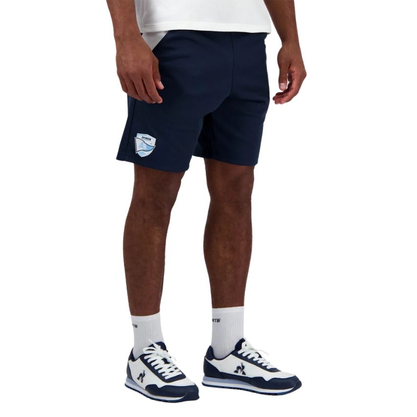 Aviron Bayonnais Navy Rugby Presentation Shorts - Le Coq Sportif