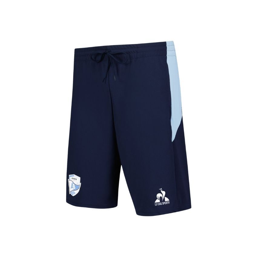 Aviron Bayonnais Navy Training Rugby Shorts - Le Coq Sportif