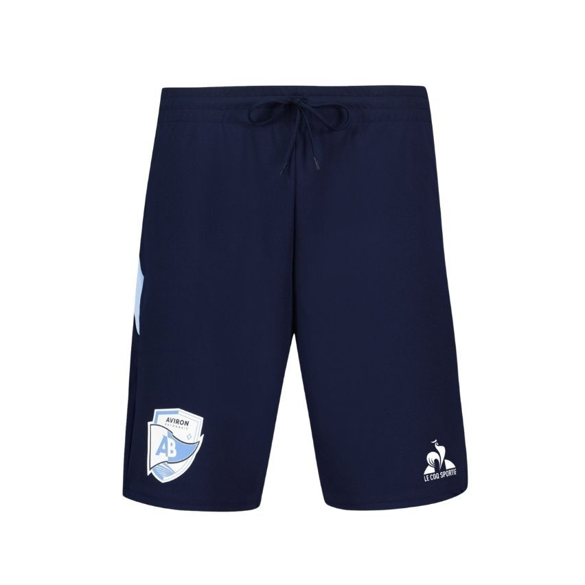 Aviron Bayonnais Navy Training Rugby Shorts - Le Coq Sportif