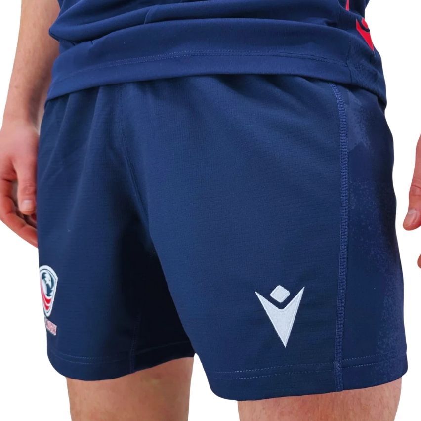 USA Rugby Home Blue Rugby Shorts 2025/2026 - Macron