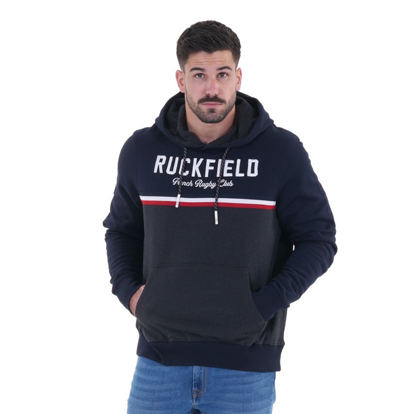 Hoodie French Rugby Club Navy Blue - Ruckfield