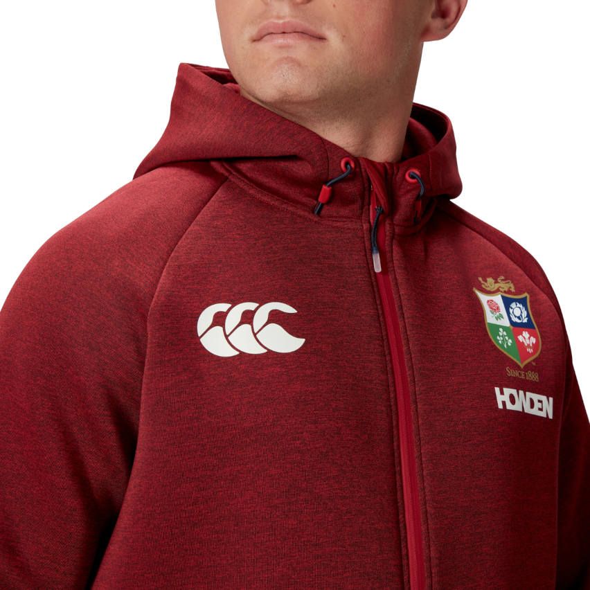 British & Irish Lions Everest Rugby Hoodie Red - Canterbury